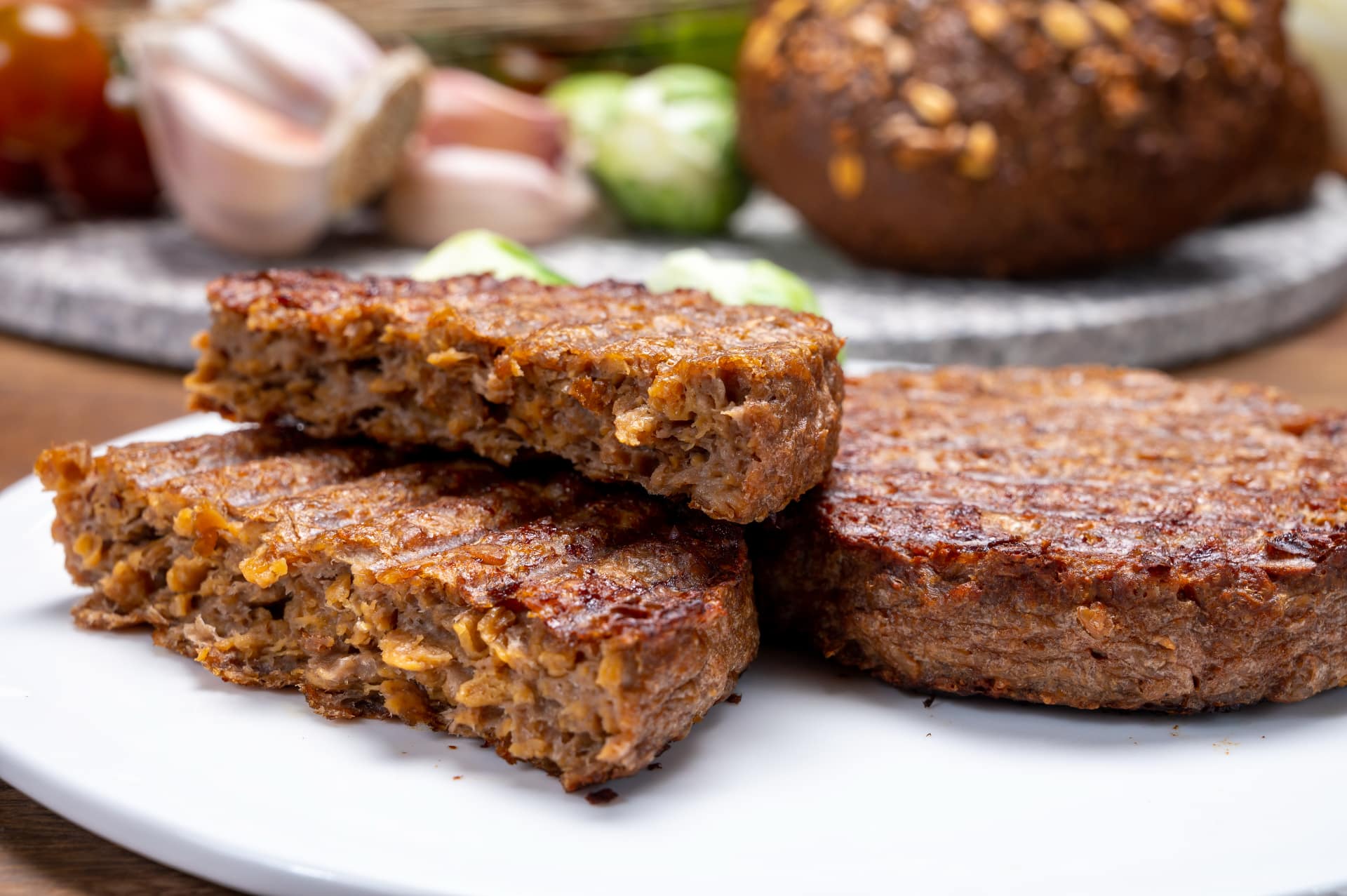 Plant-based hamburger