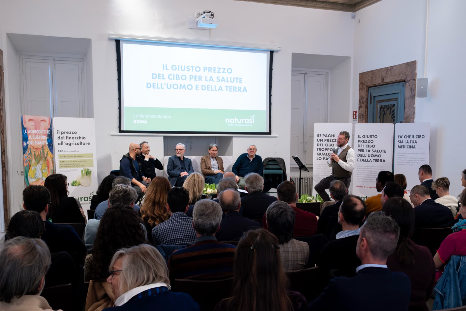 NaturaSì conferenza stampa