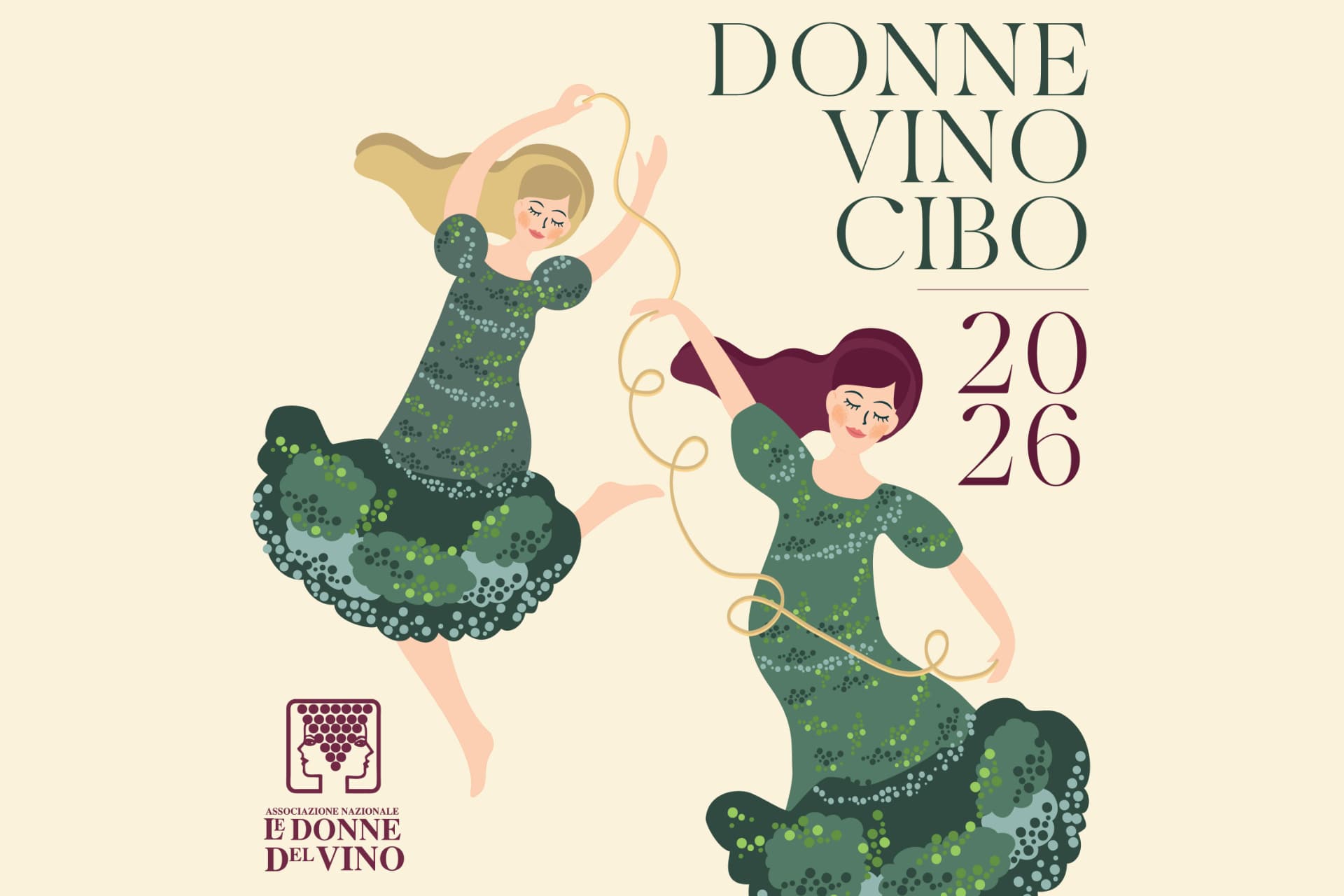 Donne Vino Cibo logo 2026