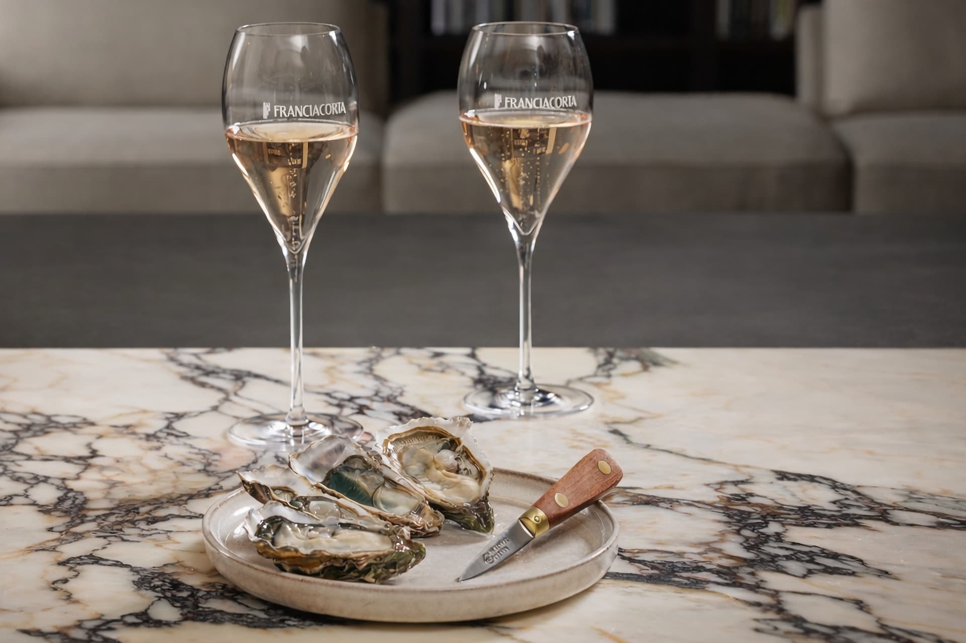 Franciacorta e Ostrica Marennes Oléron IGP