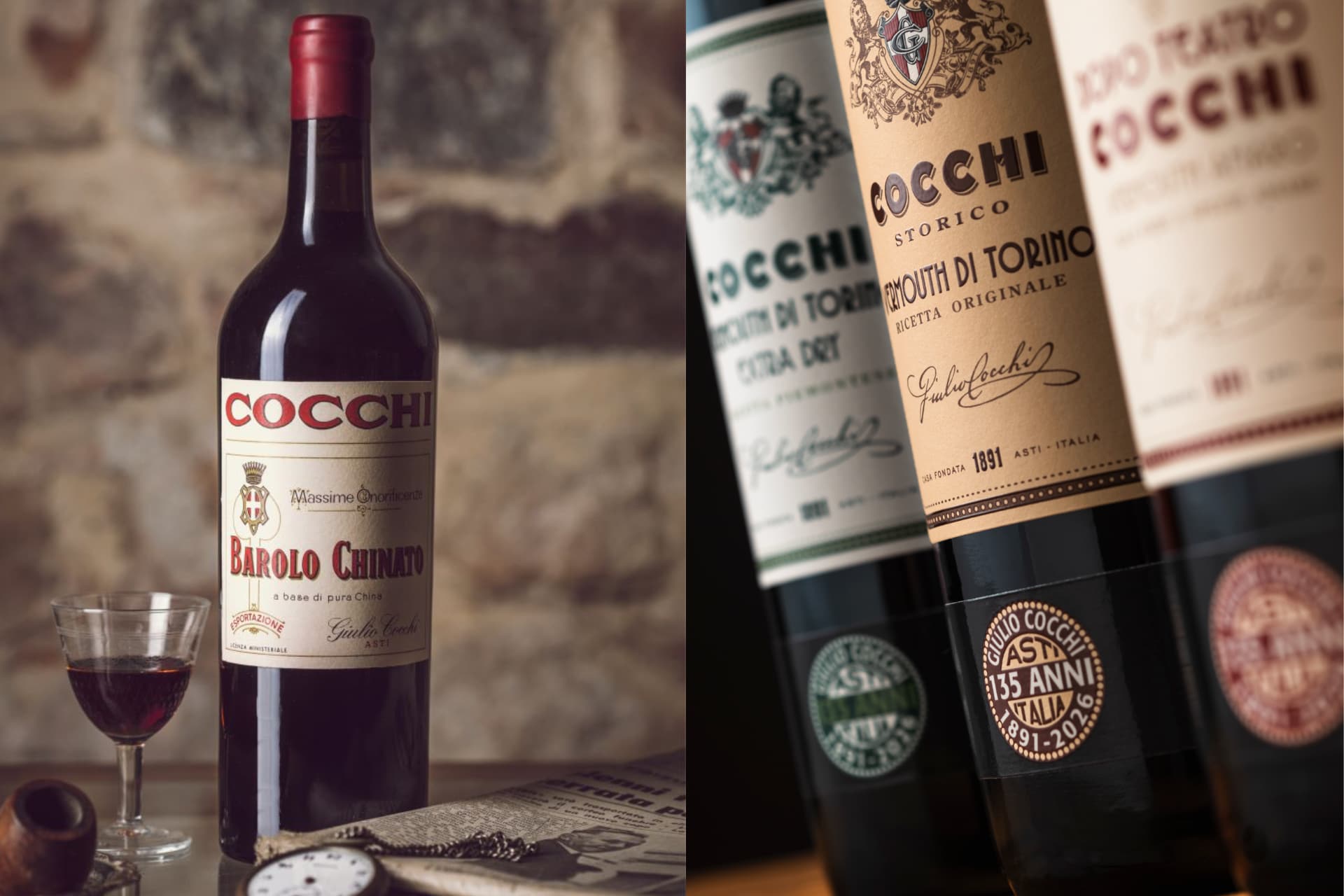 Barolo Chinato Tipo Esportazione e Bollino per i 135 anni di Cocchi