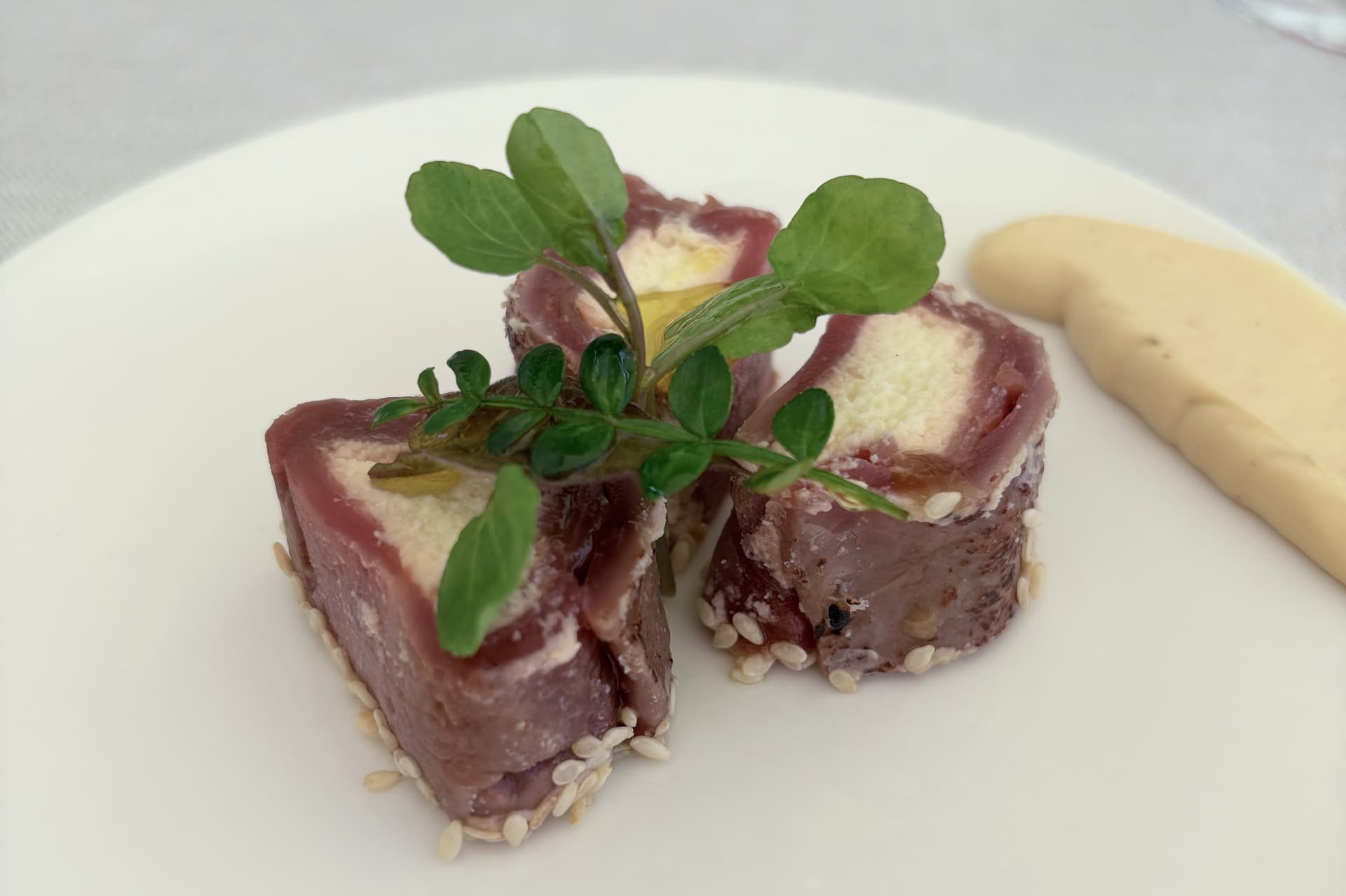 Involtino di carne marinata con Dadocrema Carne ripieno di mascarpone e Dadocrema Vegetale