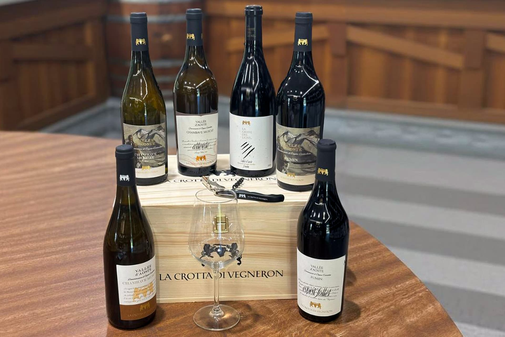 La Crotta di Vegneron, selezione vini