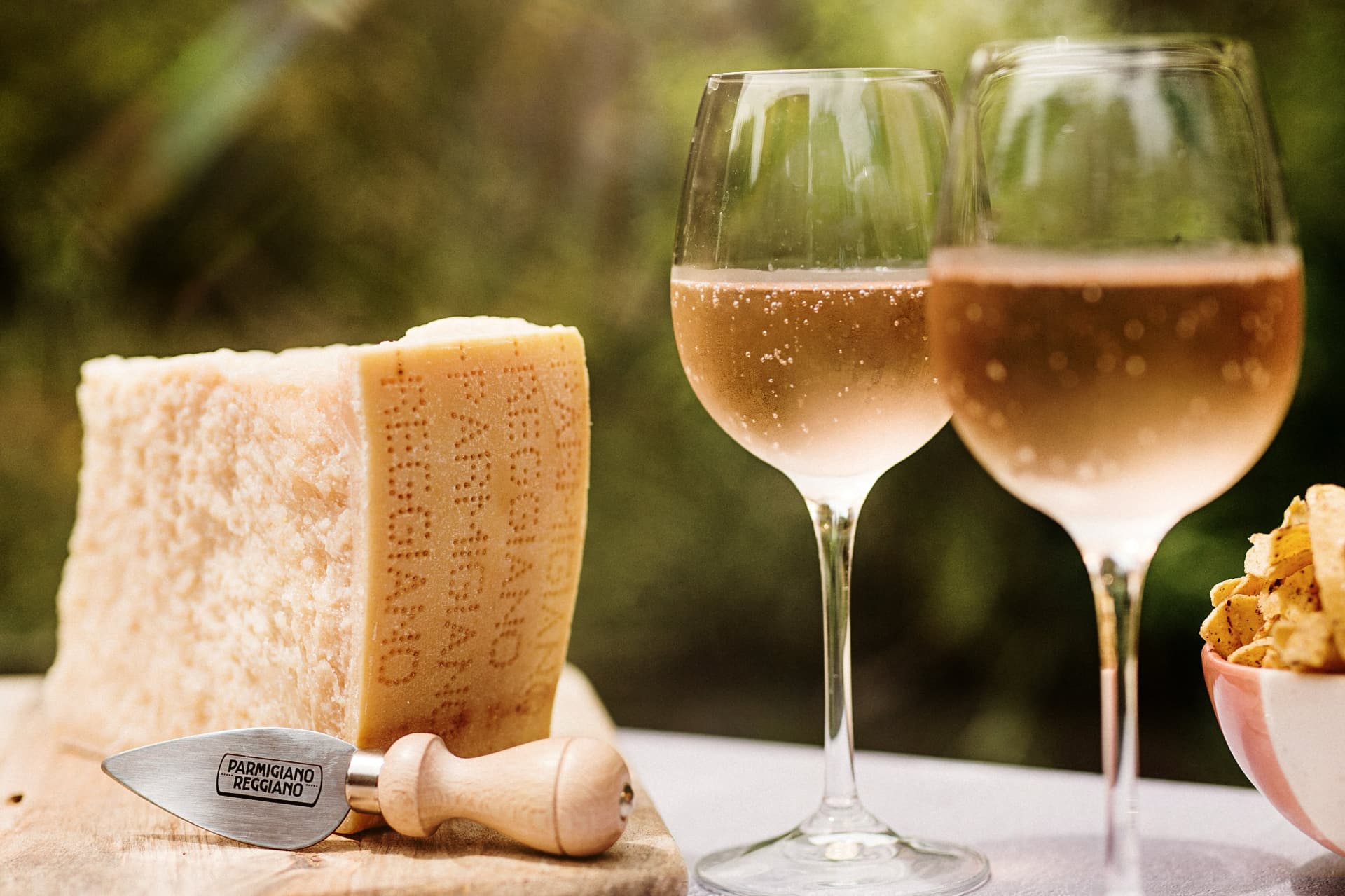 Parmigiano Reggiano e vino