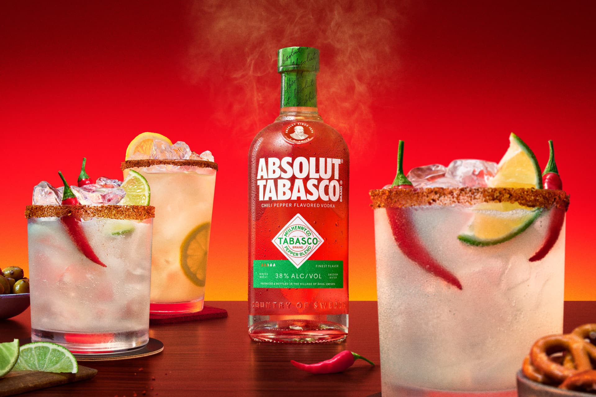 Absolut Tabasco Vodkarita e Spicy Lemonade