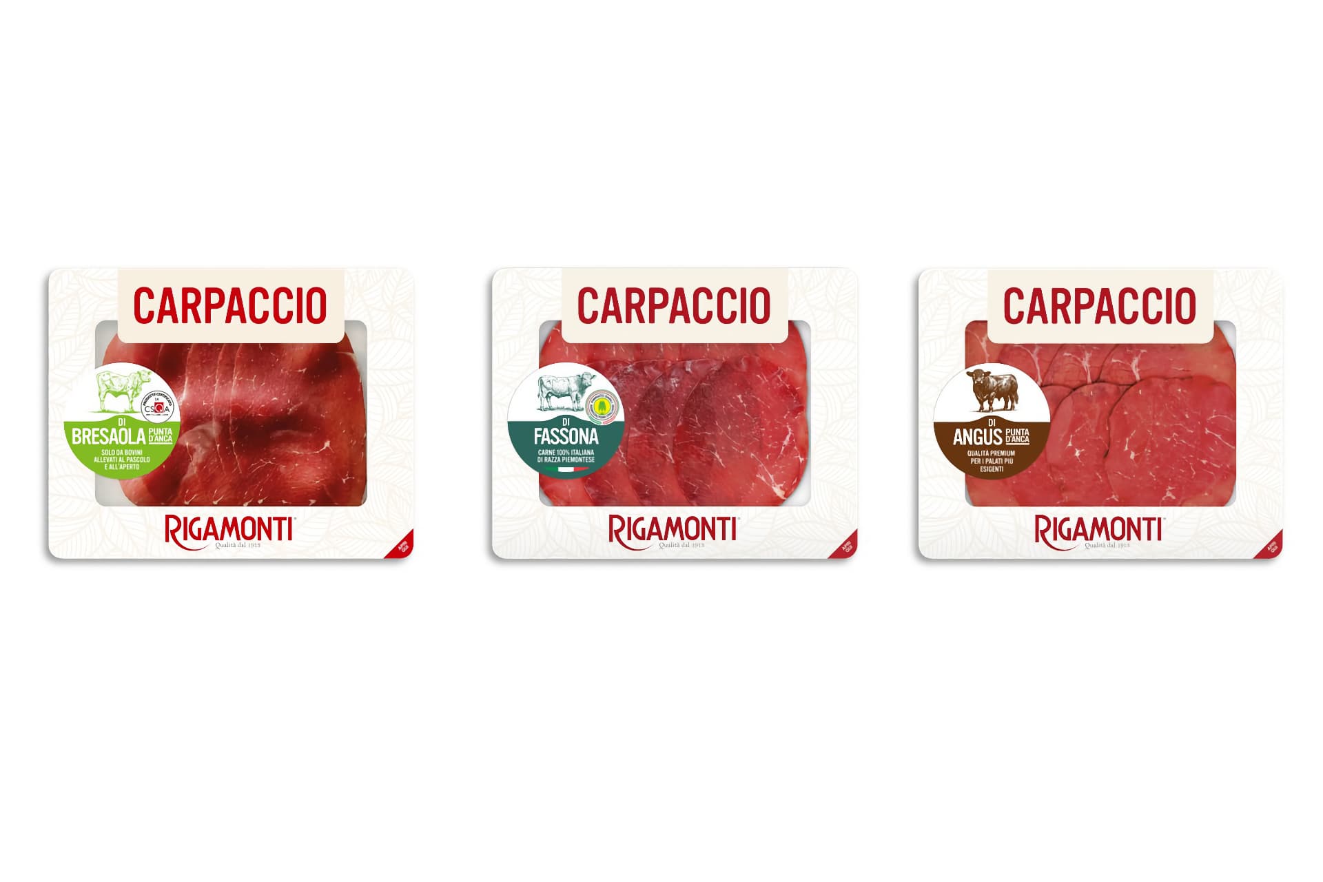 Rigamonti vaschette carpacci