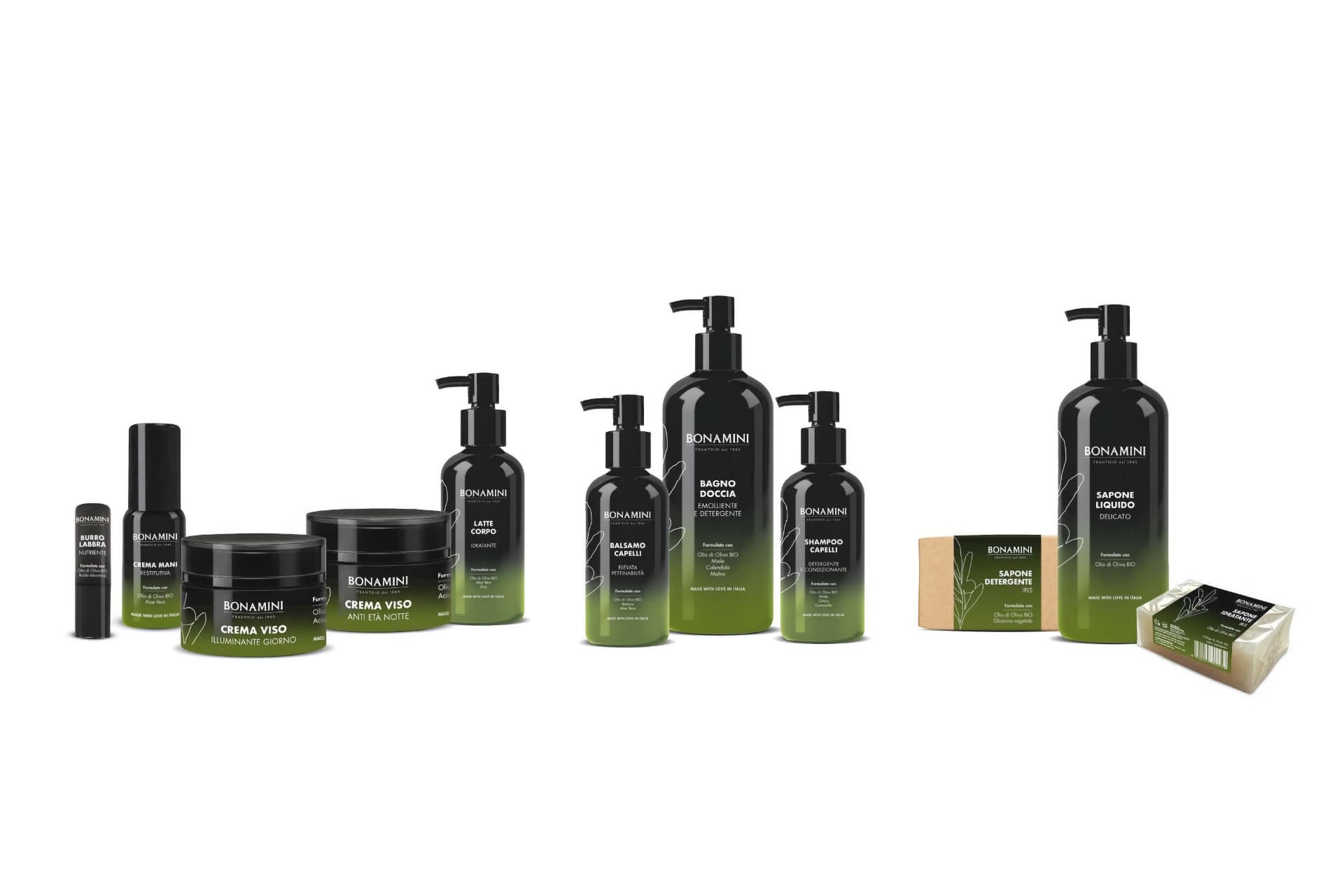 LInea Cosmetica Frantoio Bonamini