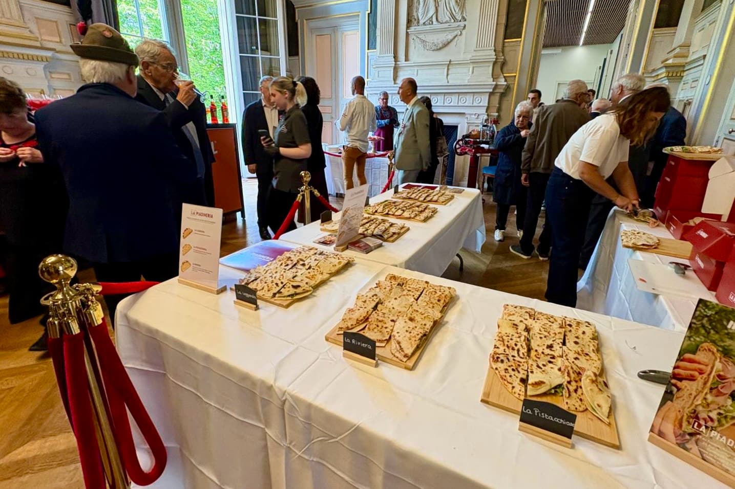 La Piadineria al Consolato Italiano Parigi