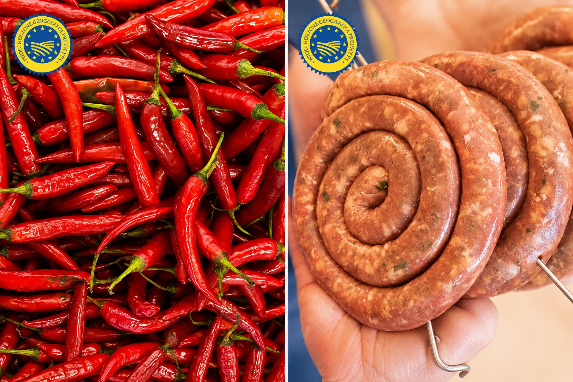 Peperoncino di calabria e Zampina di Sanmichele di Bari