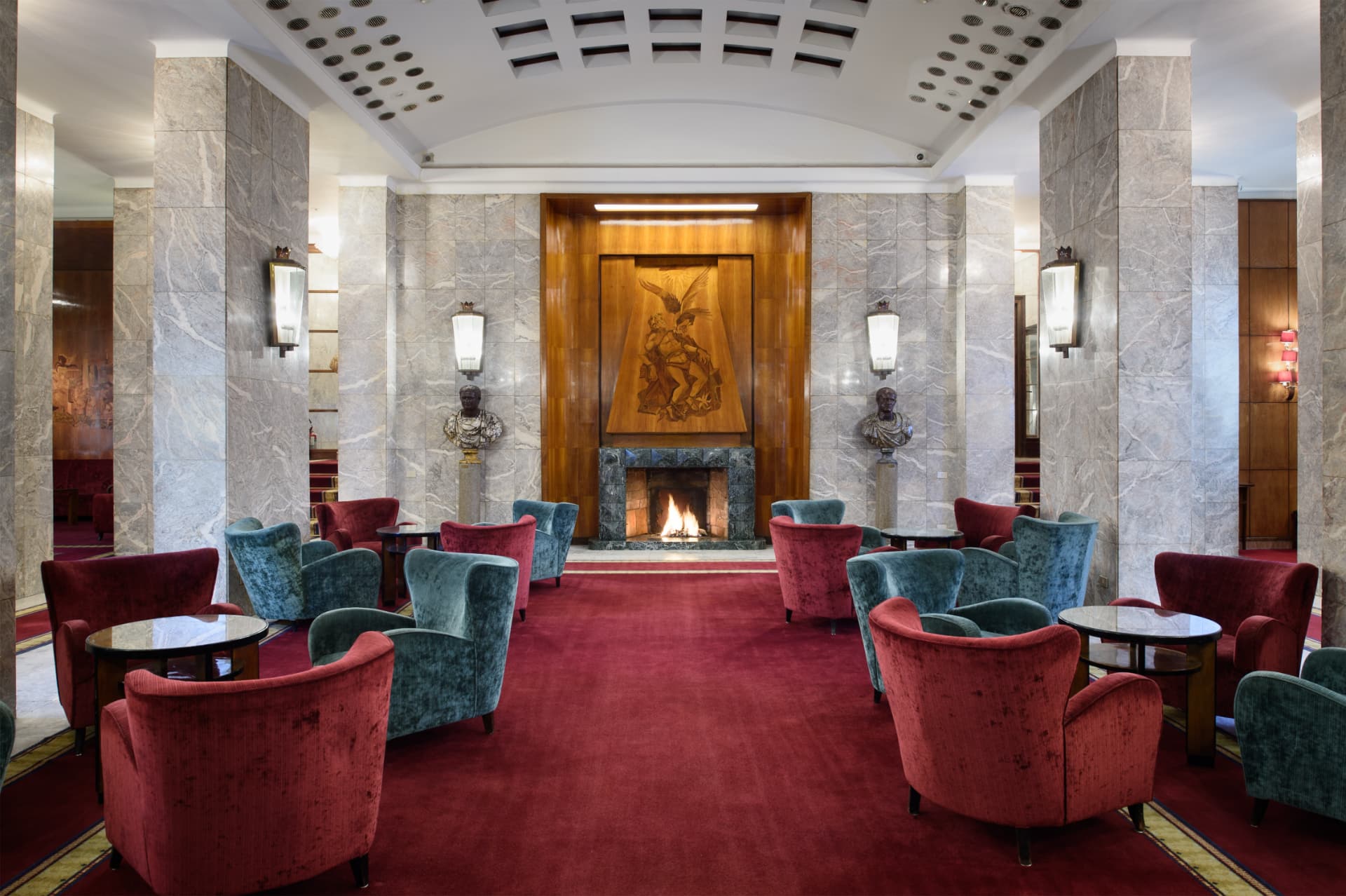 Hotel Mediterraneo - Hall, sala camino