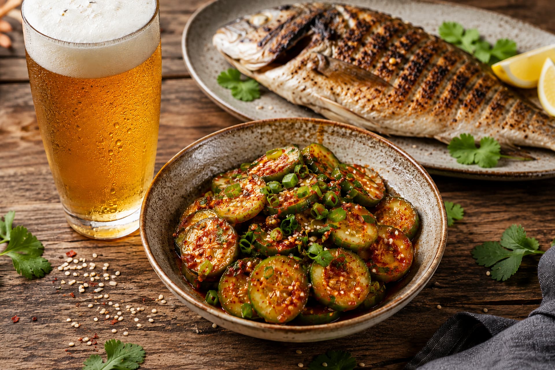 Insalata cetrioli coreana