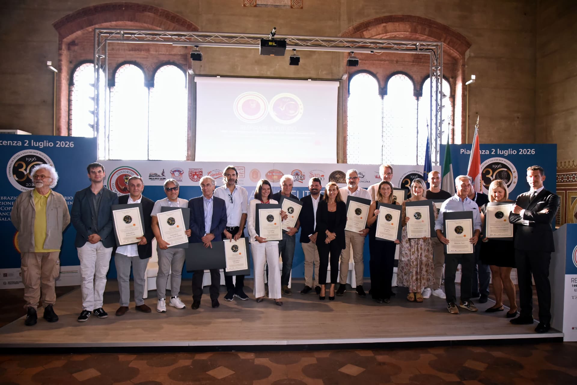 Le aziende premiate durante la manifestazione
