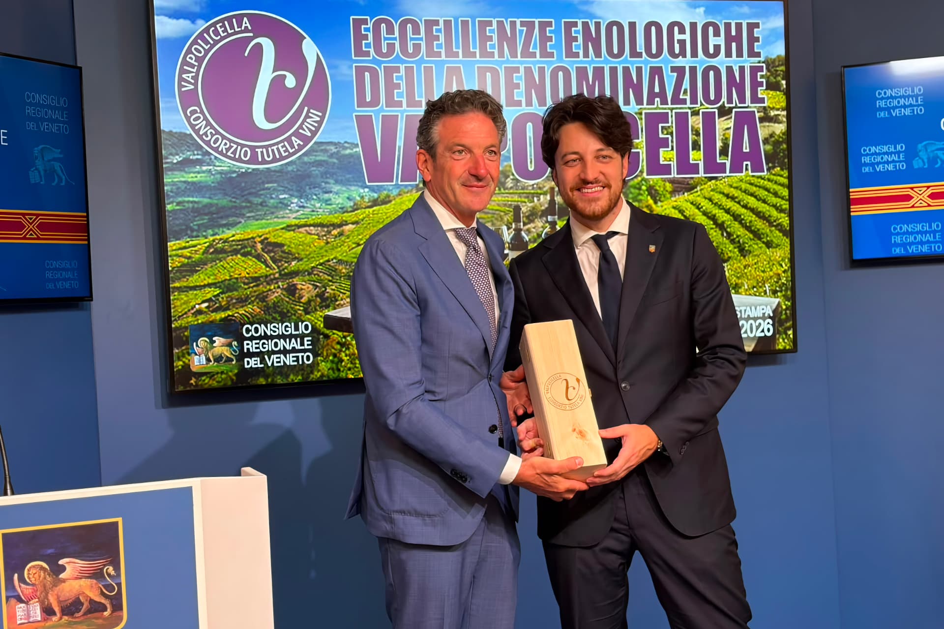 Presidente Regione Veneto Stefani e presidente Marchesini