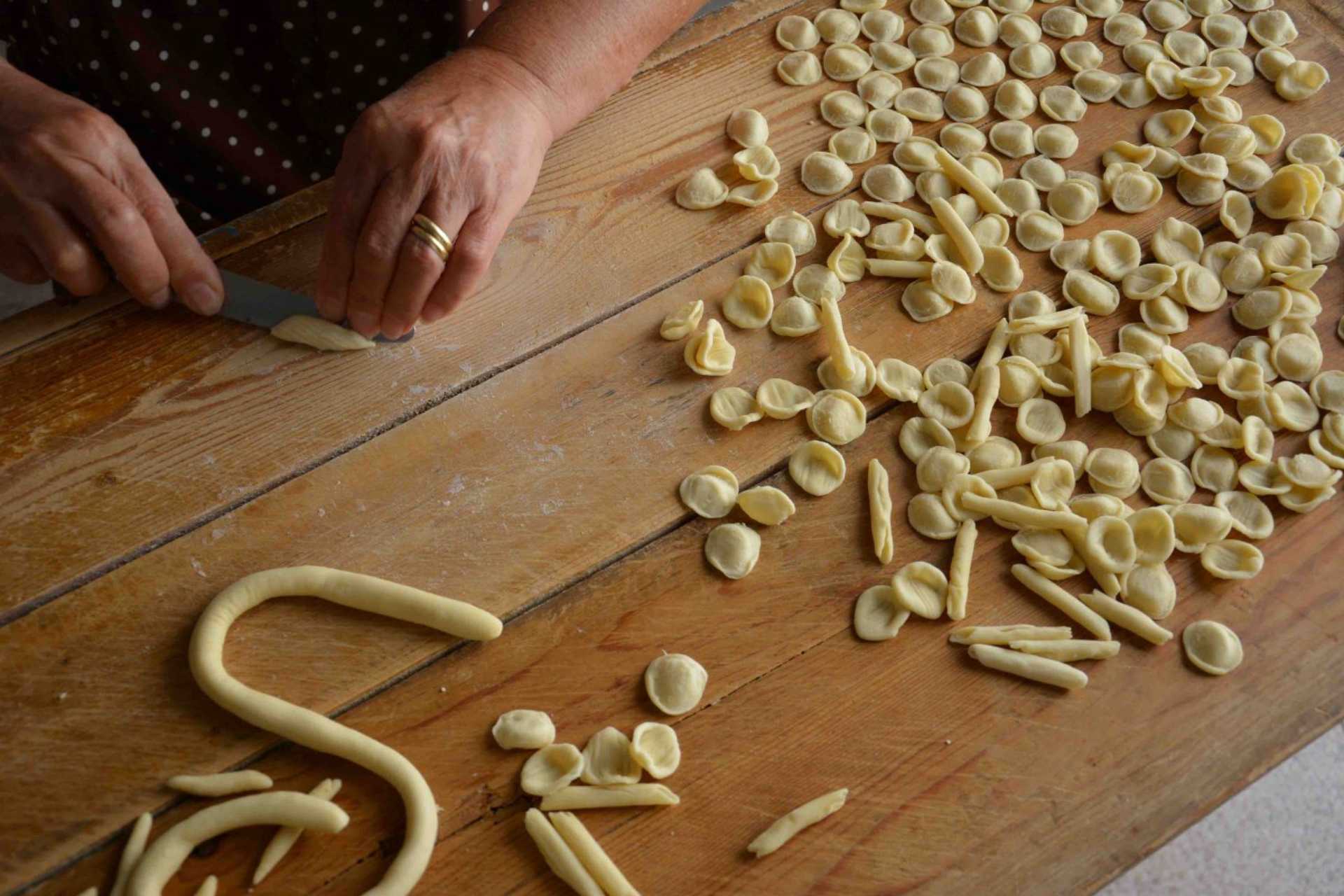 Orecchiette fatte a mano