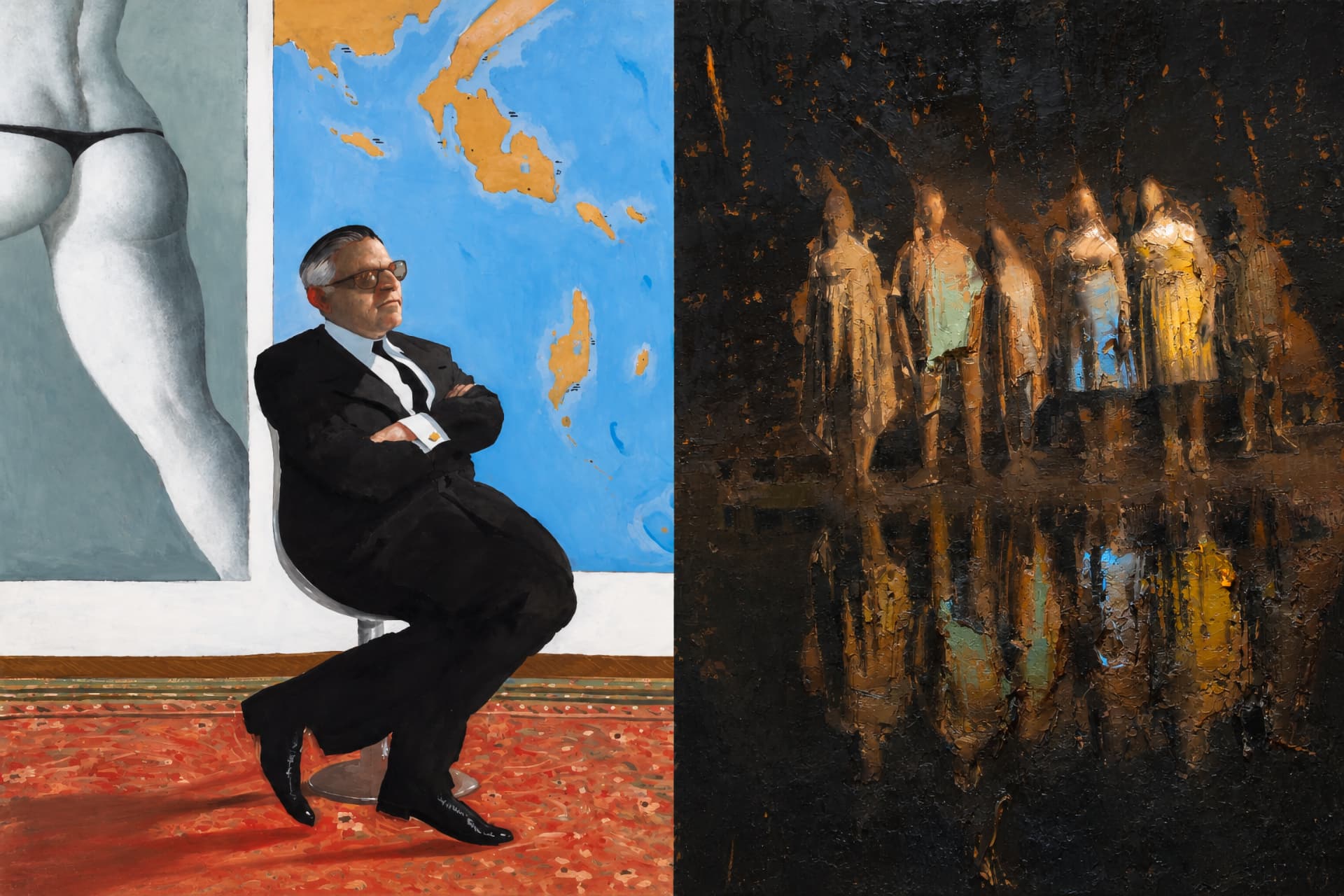 Julio Larraz a video show in the war room leggera - La luce opaca 1 Alfio Giurato