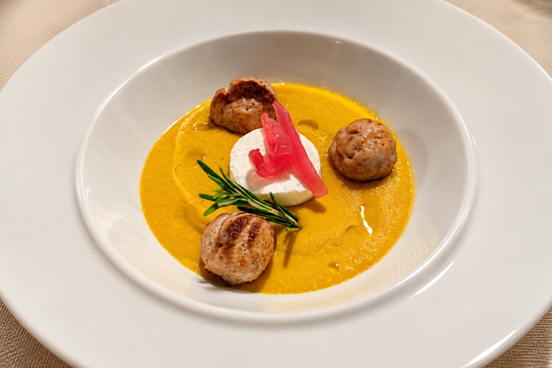 Olympic Spa Hotel piatto del ristorante