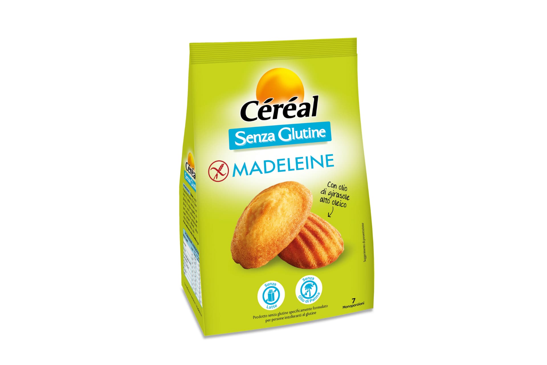 Madeleine Ceréal senza glutine