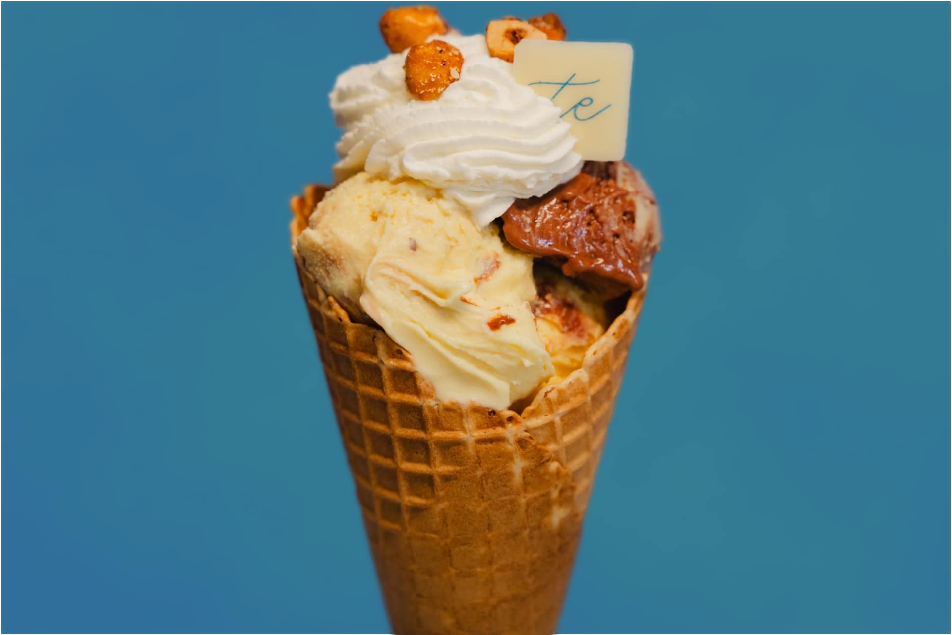 Cono gelato di TE Cioccolateria Roma