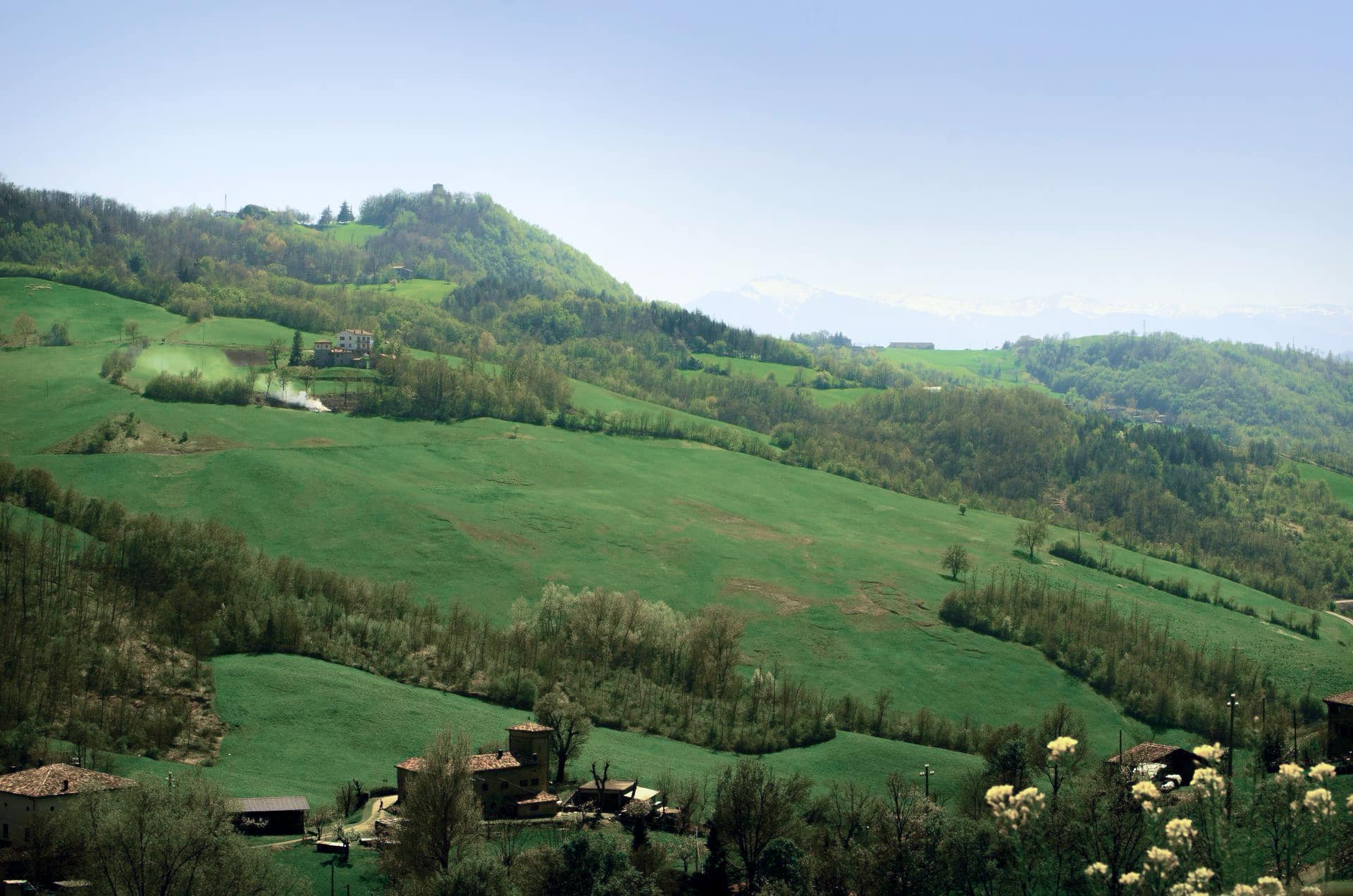 Parmigiano Reggiano le montagne dove lo si produce
