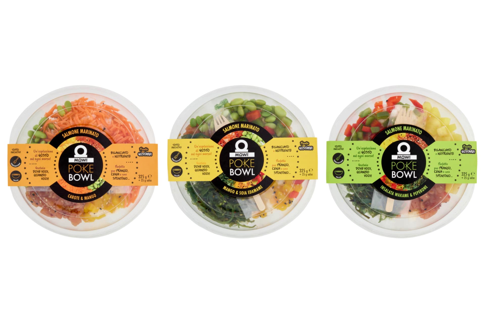 Le nuove poke bowl di Mowi