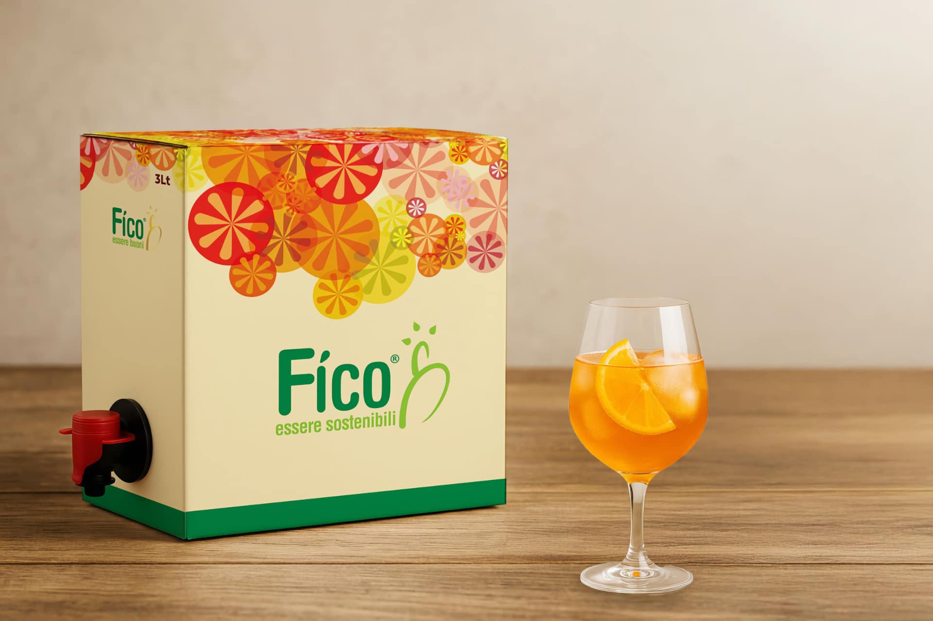 Fico Essere Sostenibili box con spriz a base di Aperifico