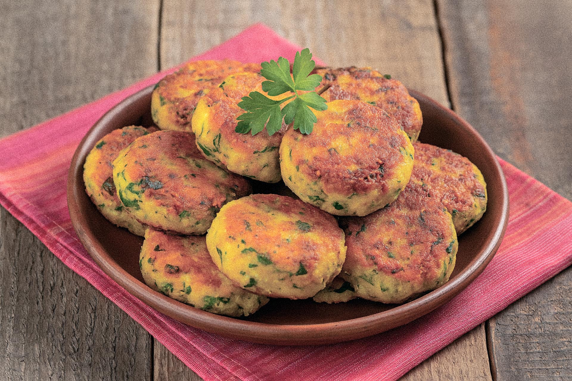 Frittelle di patate e verdure