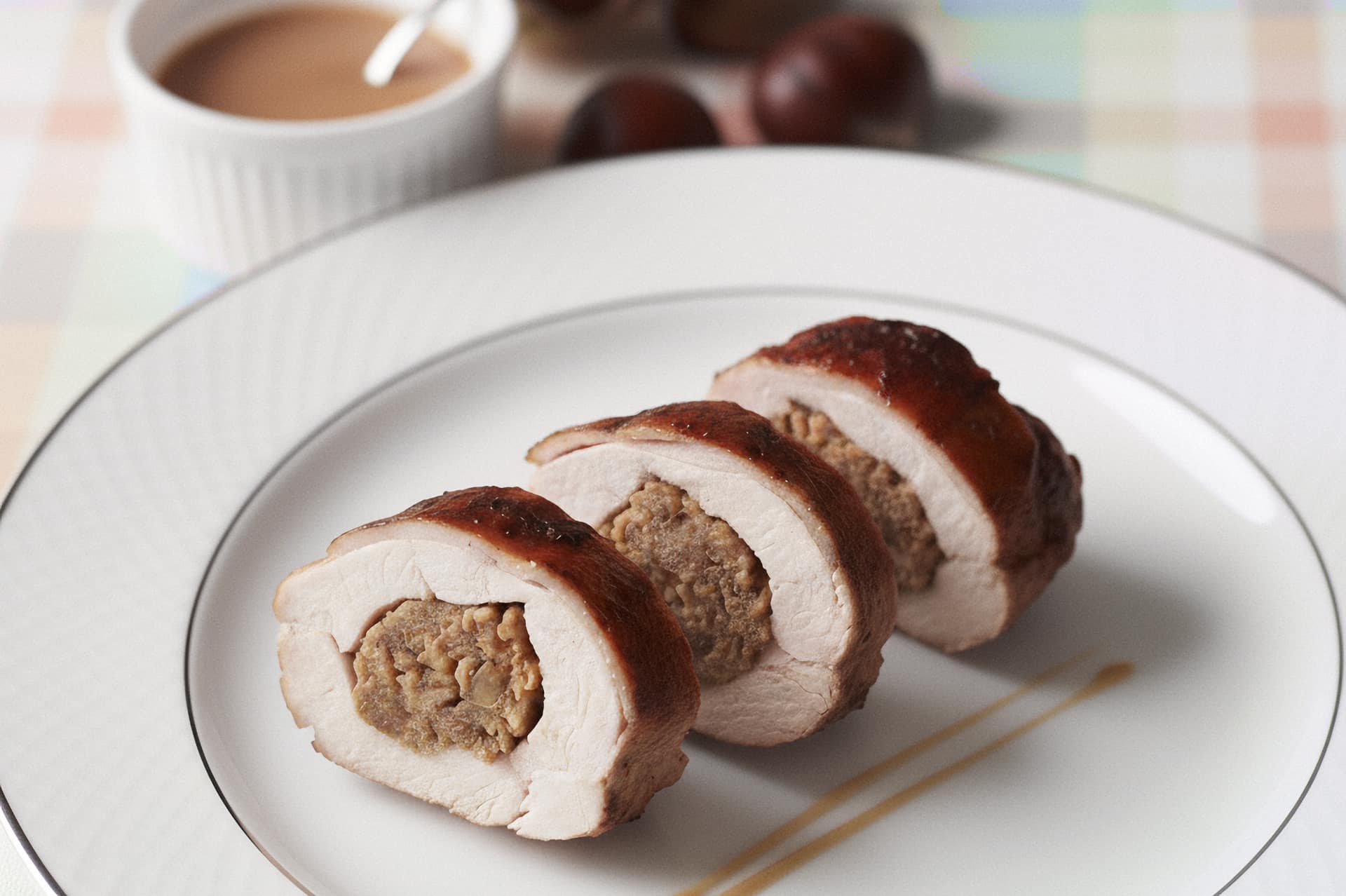 Petto di pollo con castagne
