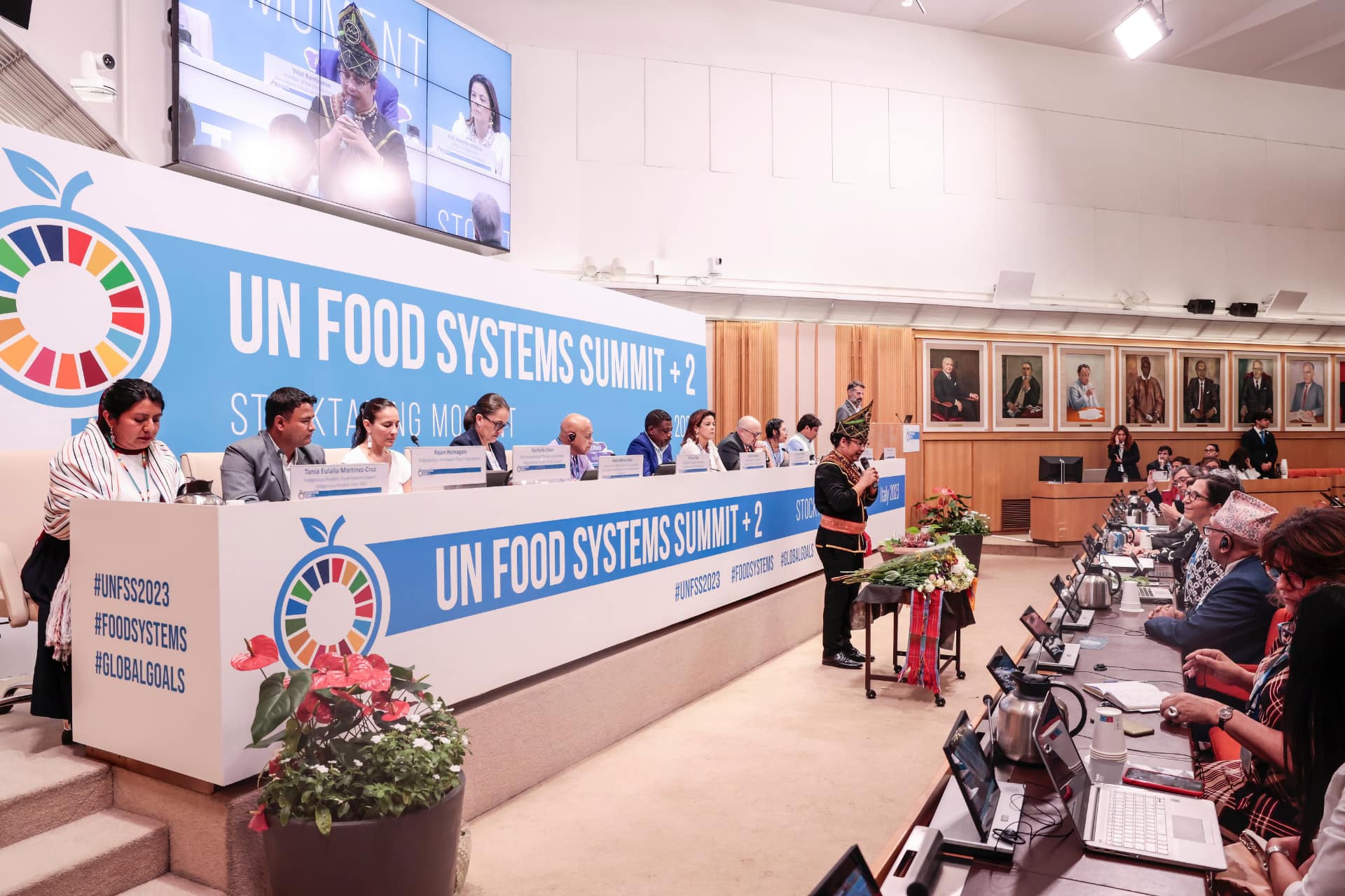 Un momento del summit ONU di luglio