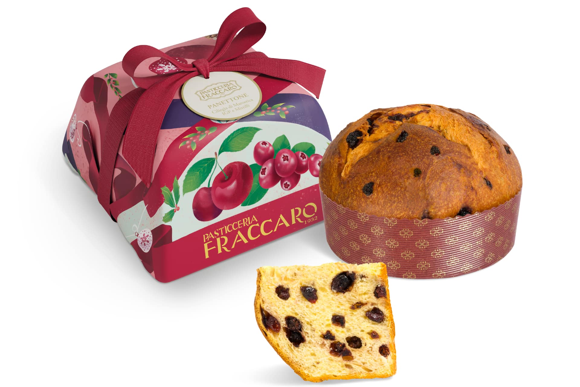 Panettone Ciliegia di Marostica IGP e Mirtilli